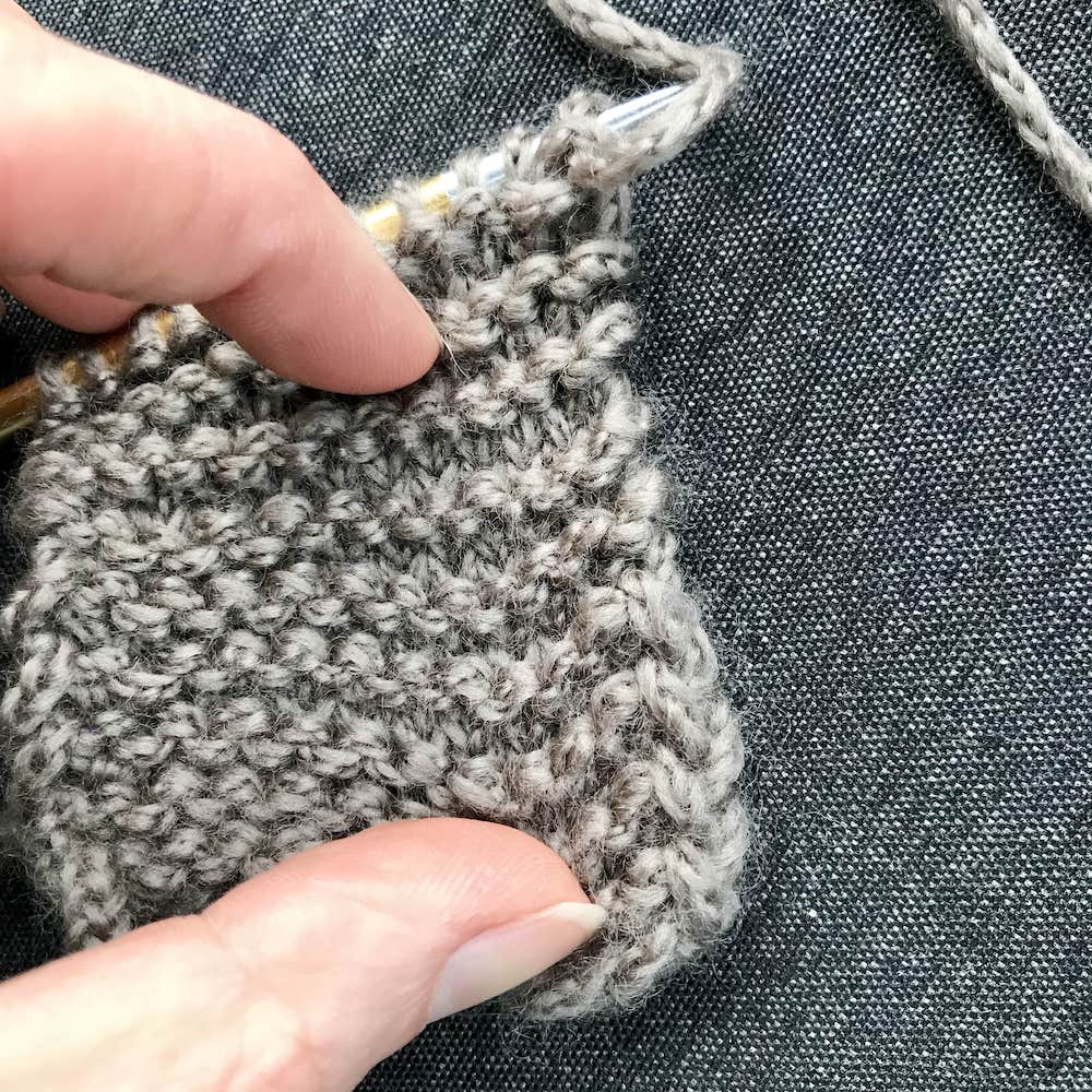 Learn to Knit: Slip Stitch Edges on Garter Stitch | Knitting Tutorial