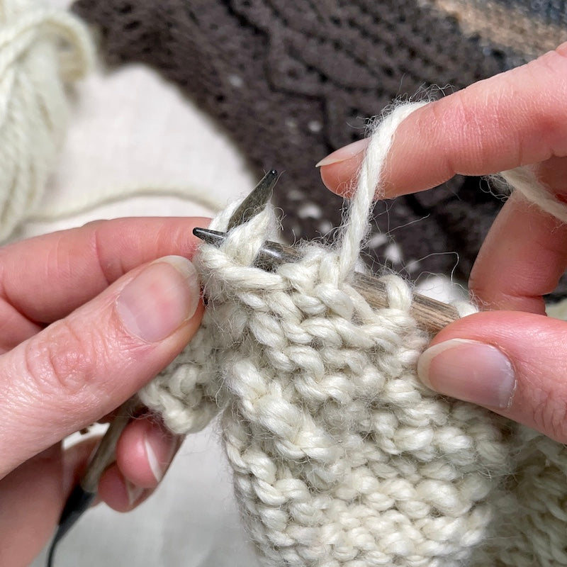 Learn to Knit: SSP, Slip slip and purl | Knitting Tutorial