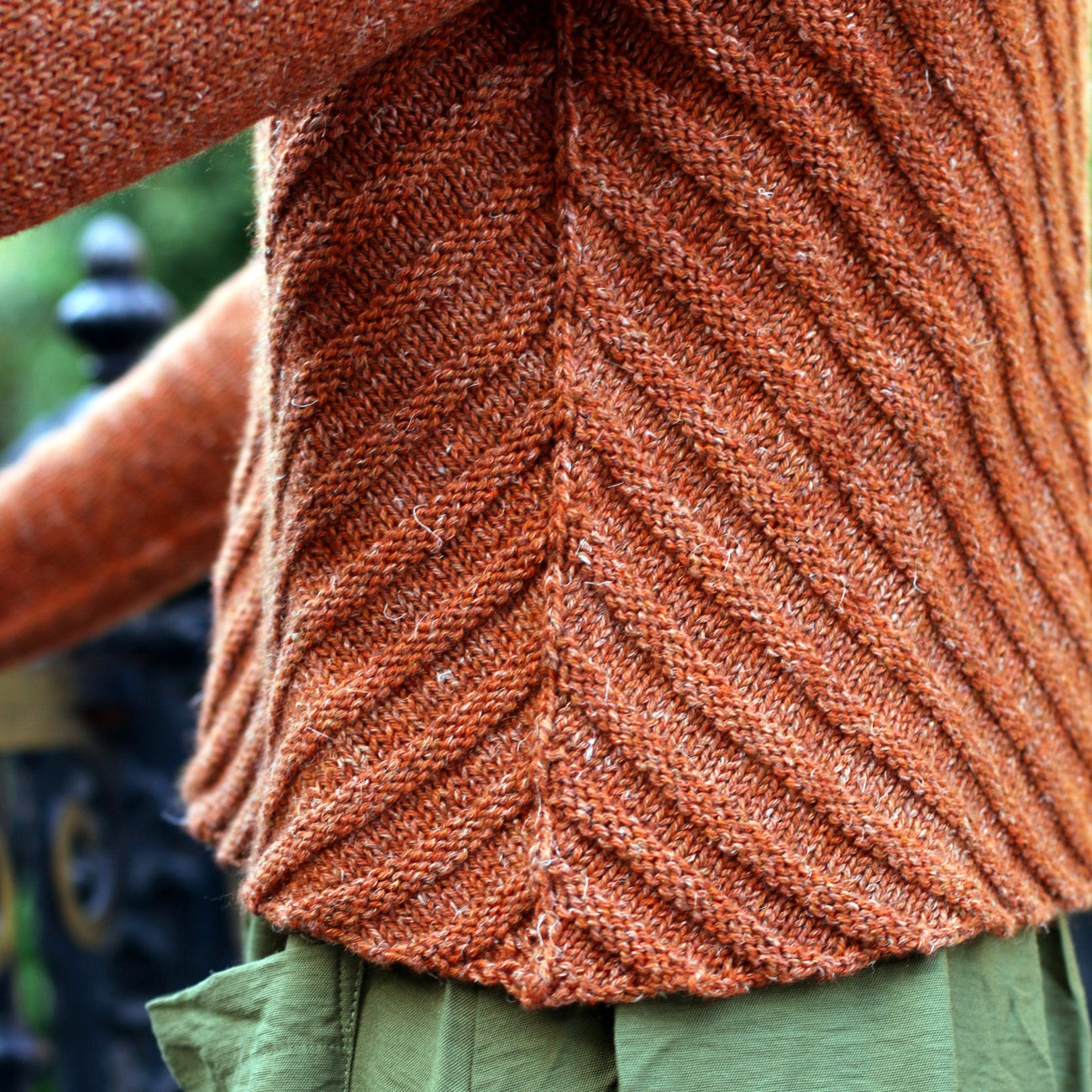 Rusty Lines Sweater Pattern