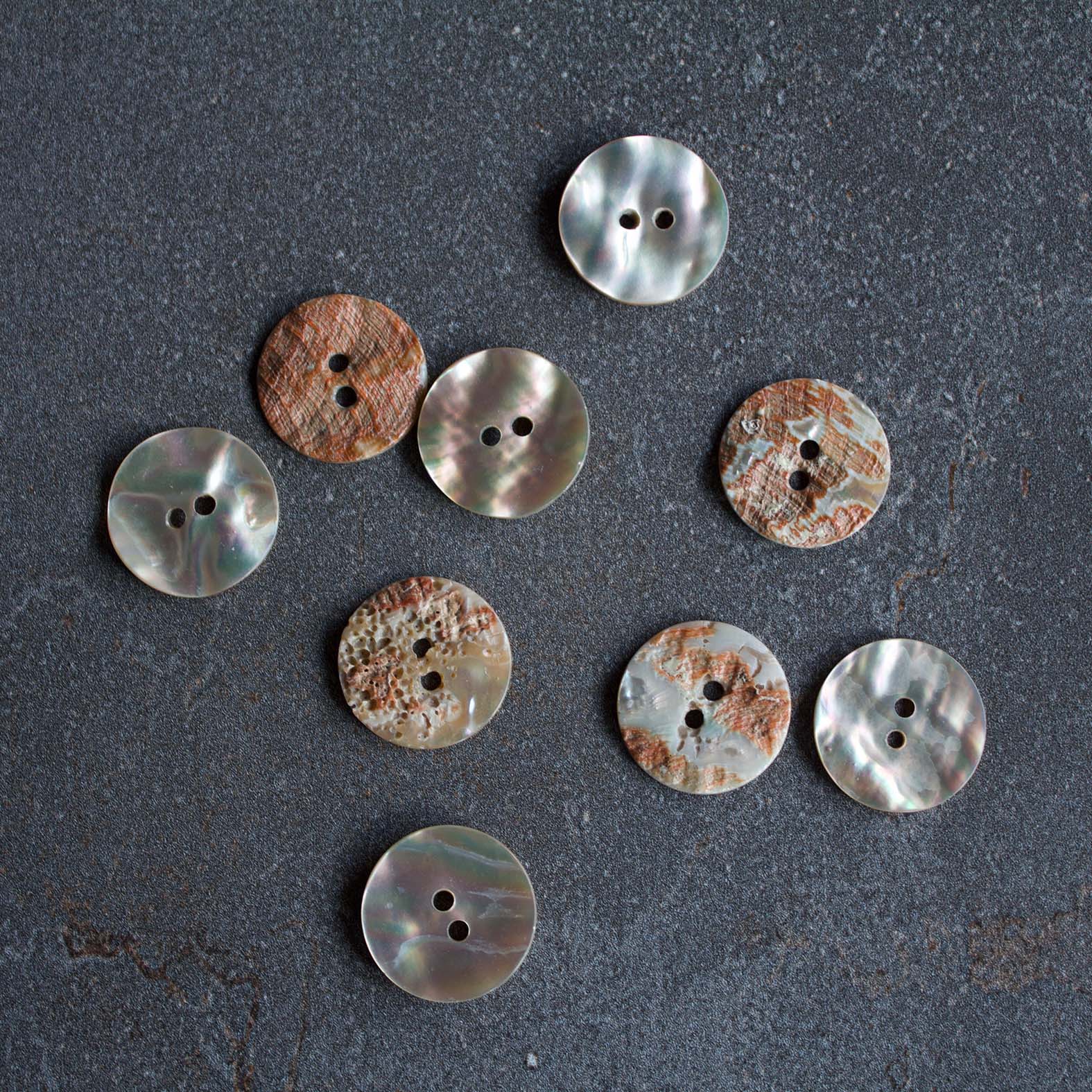 20mm Mother of Pearl Button | Set of 8