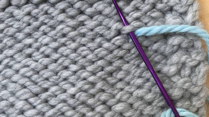 Learn to Knit: Weaving In Ends