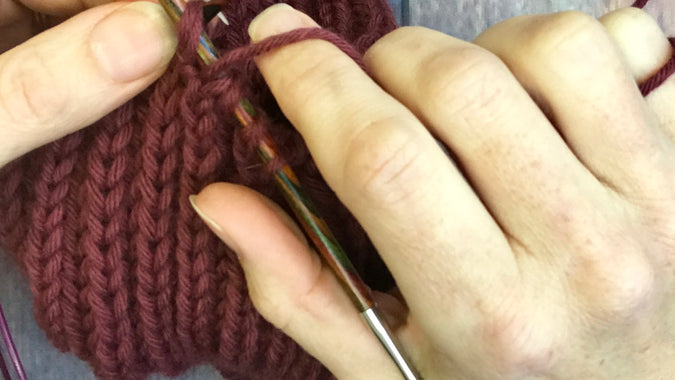 Learn to Knit: Brioche Purl (brp)