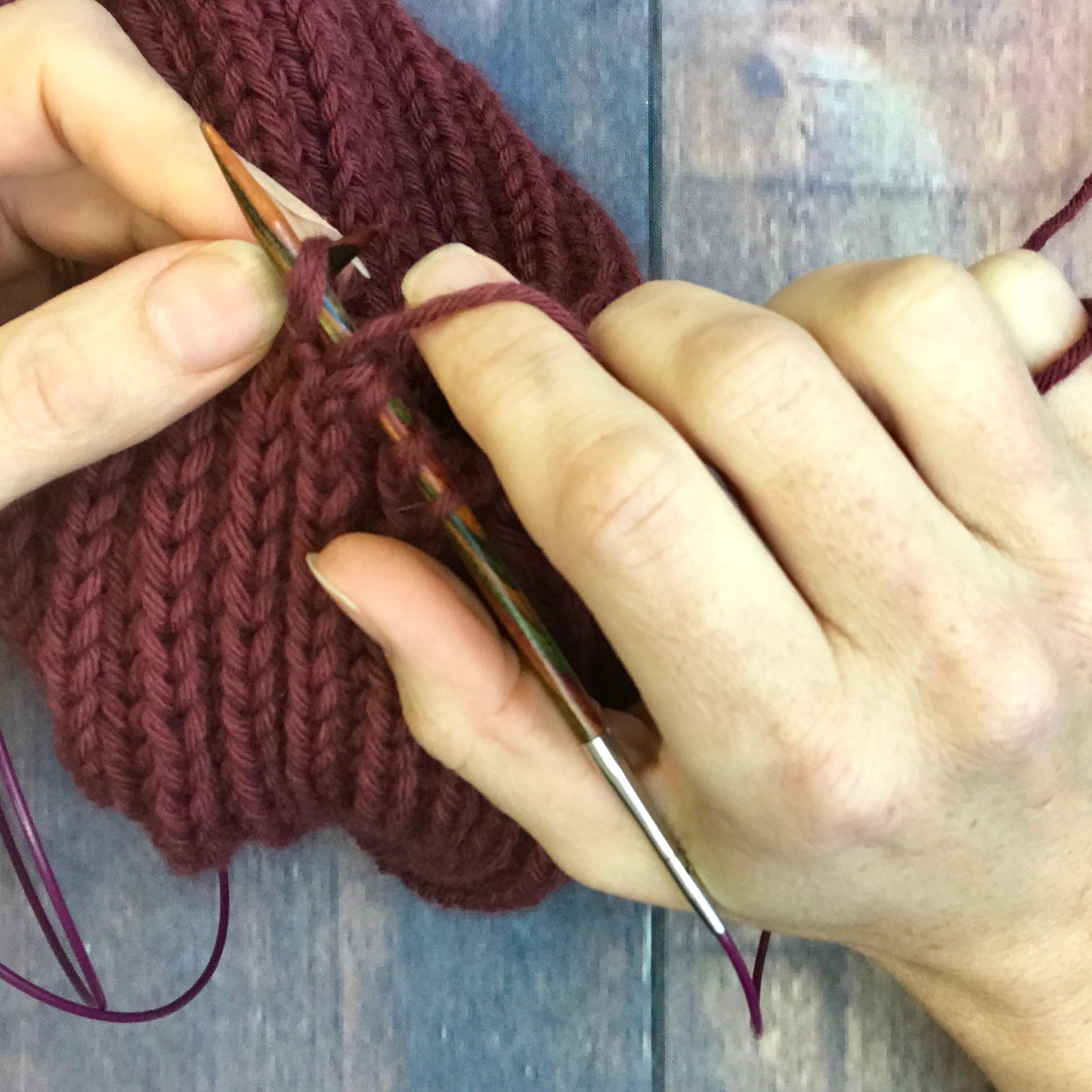 Learn to Knit: Brioche Purl (brp)