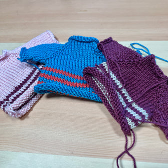 Learn to Knit: Avoiding Jog when working Stripes in the Round