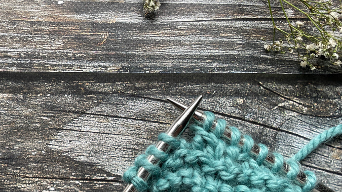 1 by 1 knitted cable 