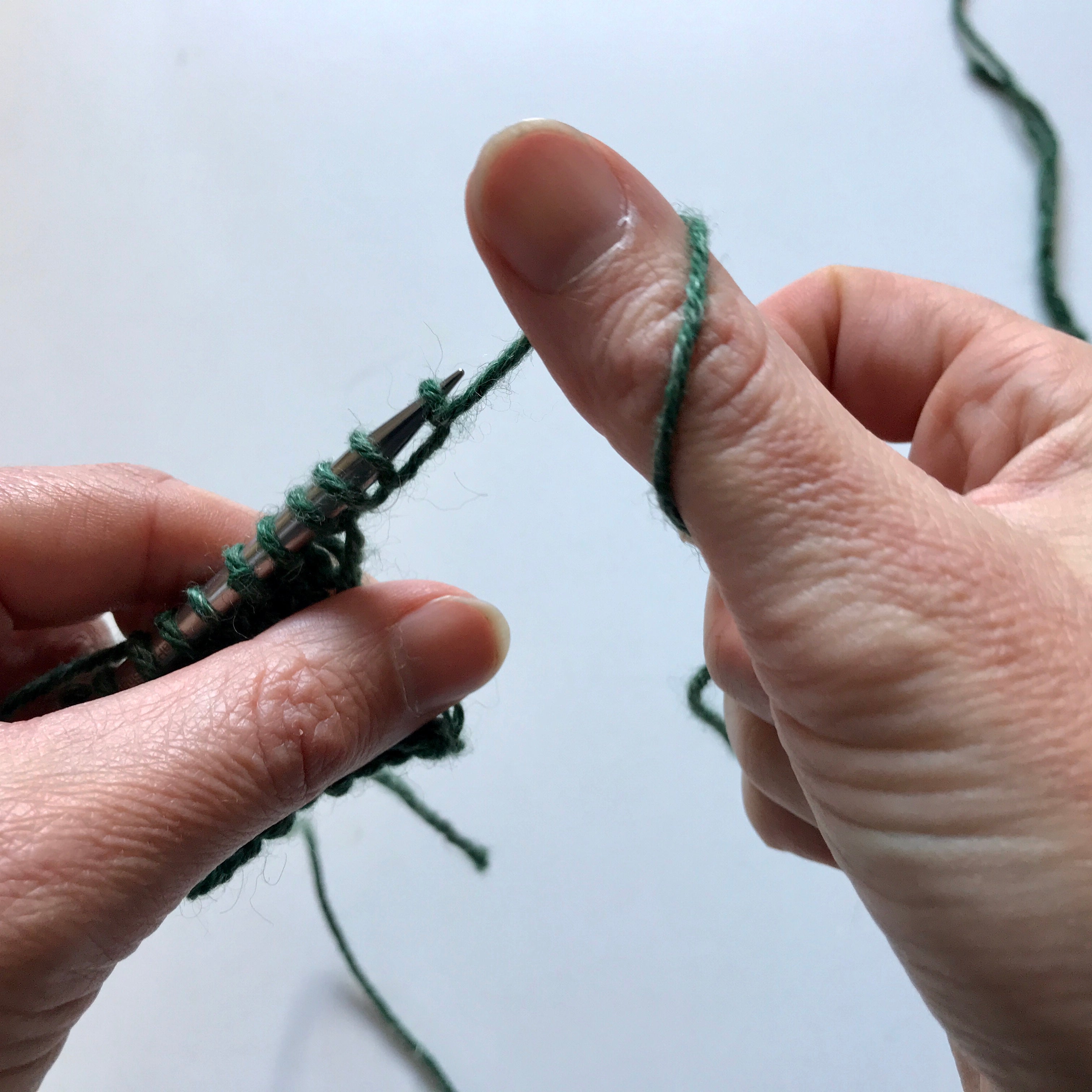 Learn to Knit: Backwards Loop Cast-On
