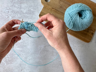 stolen stitches Japanese short row knits tutorial