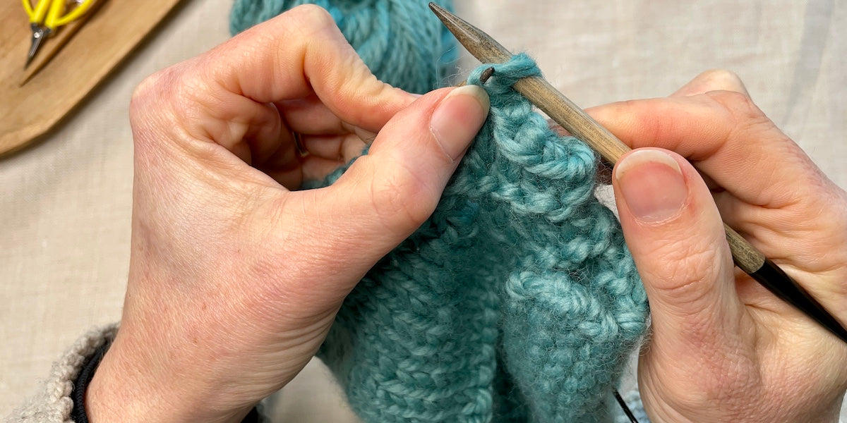 how to bind off / cast off