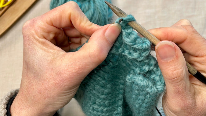 how to bind off / cast off