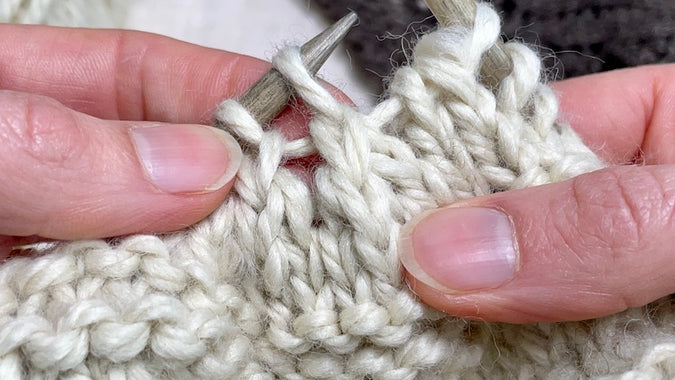 Learn to Knit: CDD | Centered Double Decrease | Knitting tutorial