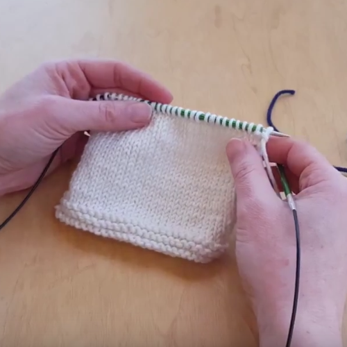 how to weave in ends knitting