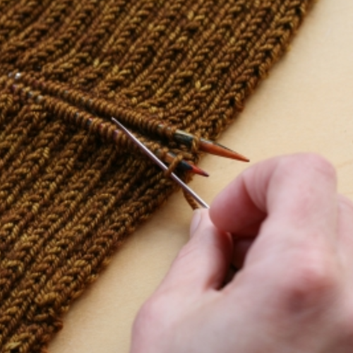 Learn to Knit: Grafting 2x2 Ribbing | Knitting Tutorial
