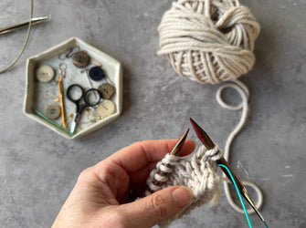 learn how to finish a german short row in round with carol feller