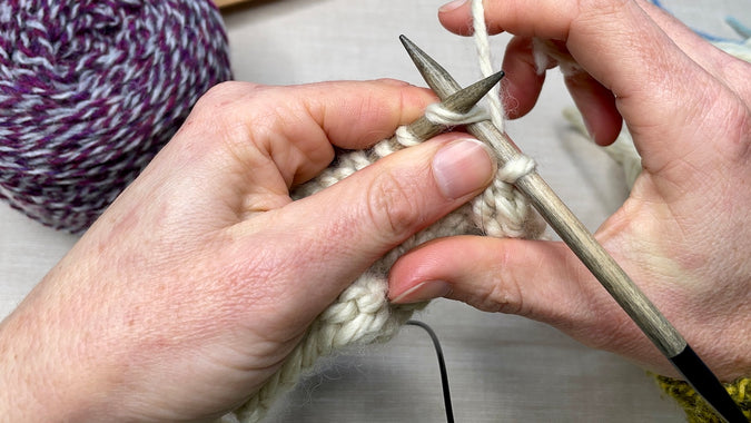 Knit Basics: Knit Stitch