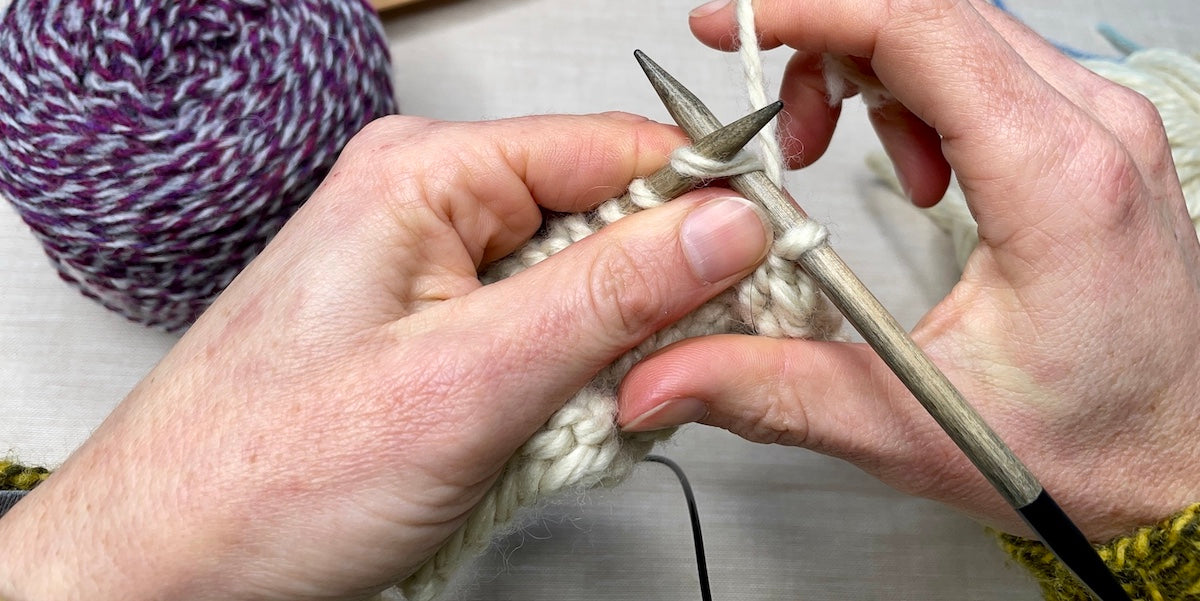 Rib Stitch knitting - Step-by-step tutorial for beginners [+video]