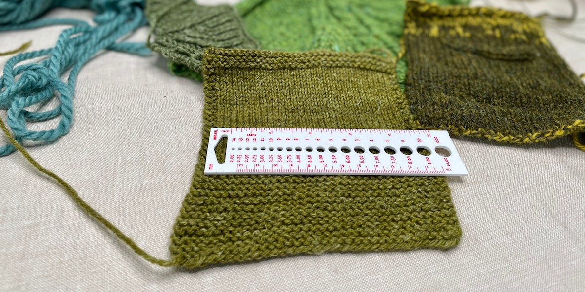 block pattern v over knit