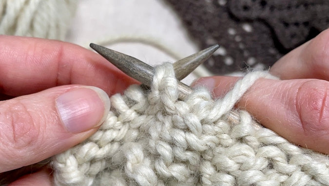 Learn to Knit: P2tog (purl 2 stitches together) | Knitting Tutorial ...