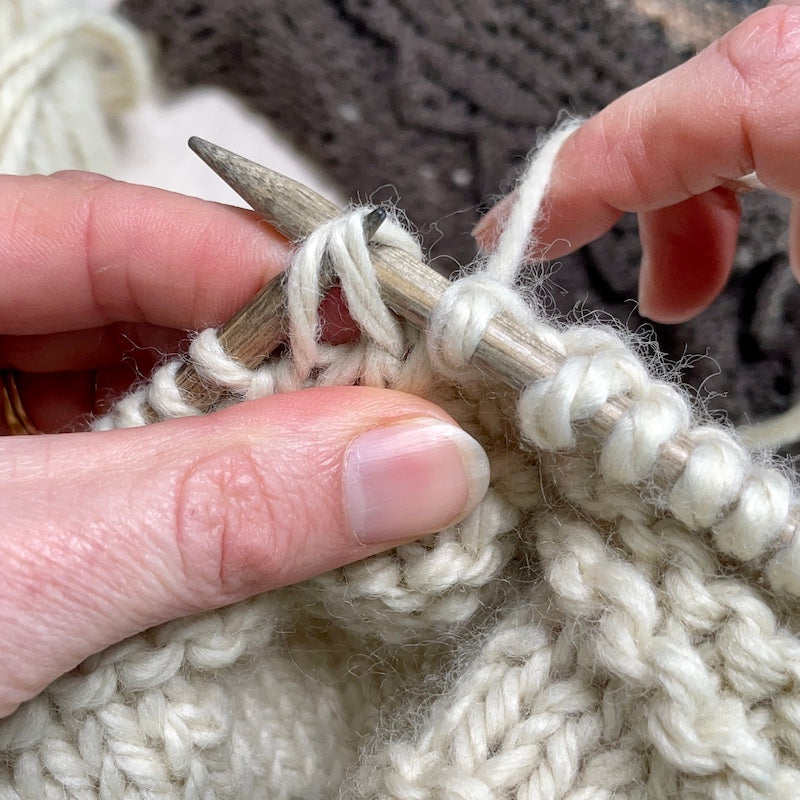 Learn to Knit: SSK, slip, slip and knit