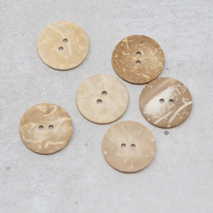 22mm Coconut Shell Button