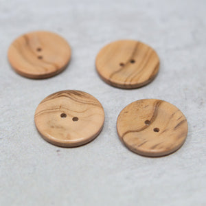 27mm Olive Wood Buttons