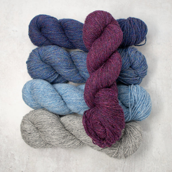 Log Cabin Gansey Blanket