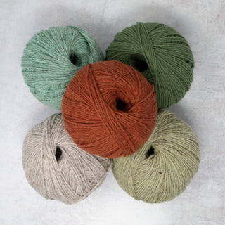 Log Cabin Gansey Blanket