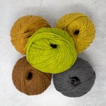 Log Cabin Gansey Blanket