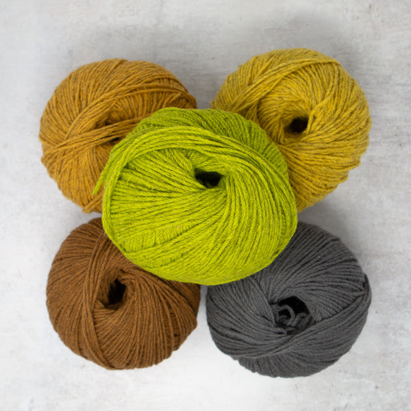 Log Cabin Gansey Blanket