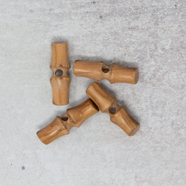 40 mm Wooden Toggle | Set of 6