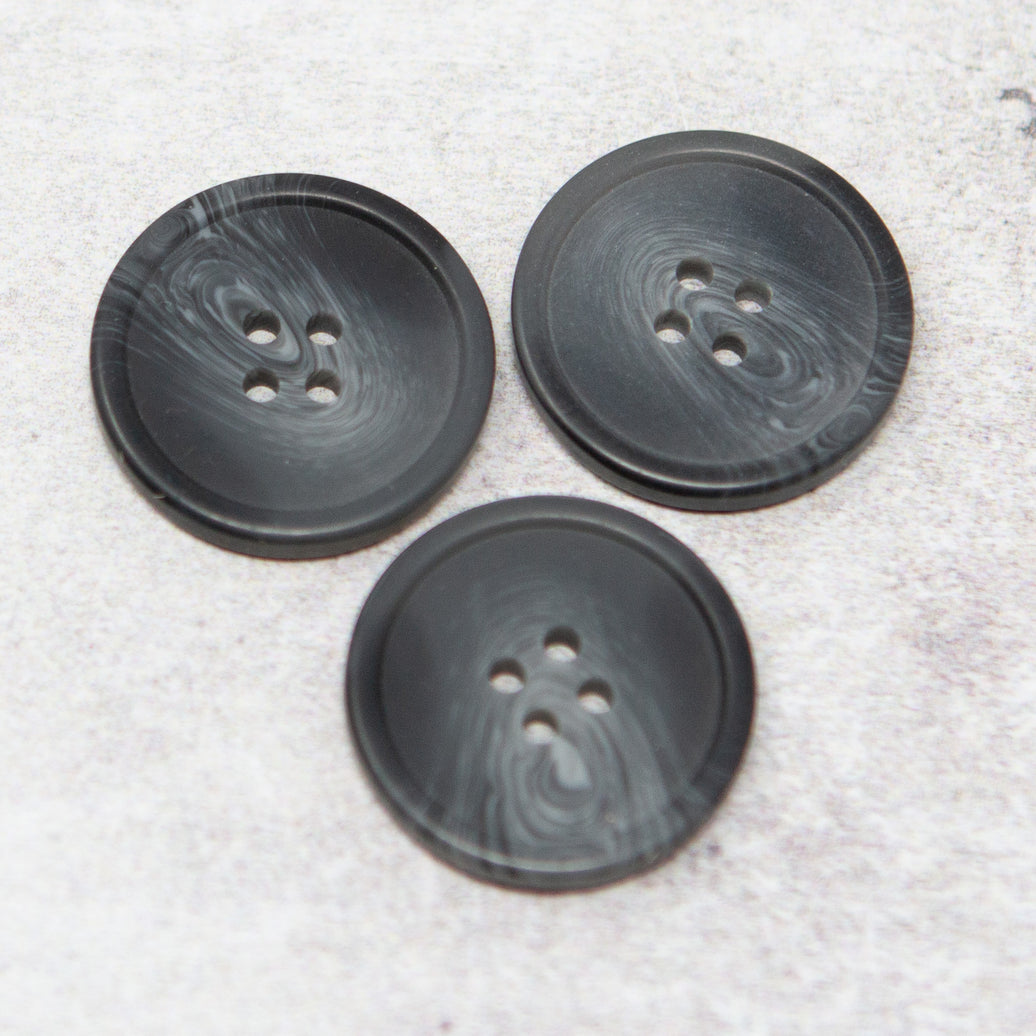 25 mm Horn Effect Buttons | Set of 10