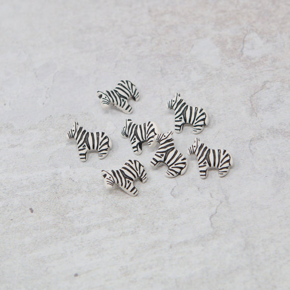 15mm Zebra Button