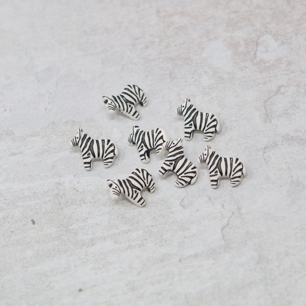 15mm Zebra Button