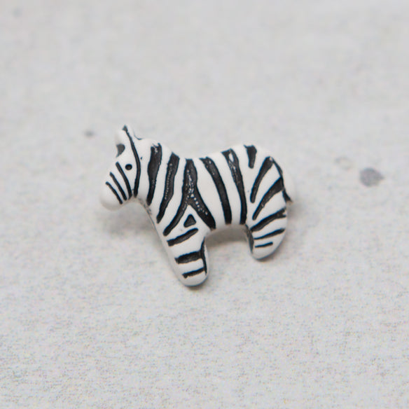 15mm Zebra Button