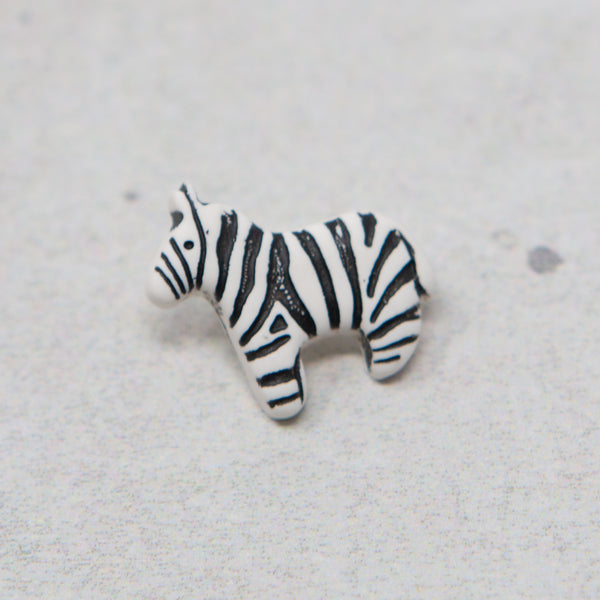 15mm Zebra Button