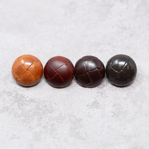 22 mm Leather Shank Button