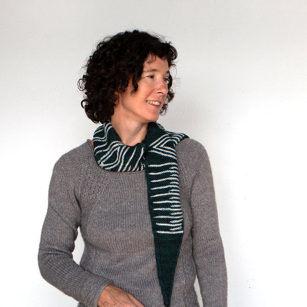 Ogham Wave Scarf Pattern