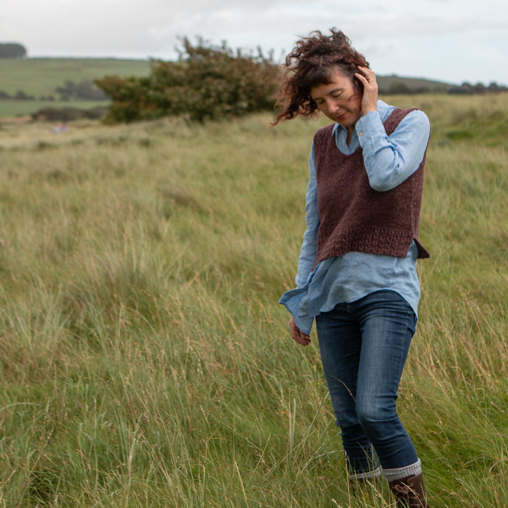 Galanta Sweater Pattern | DK Weight Yarn | Stolen Stitches