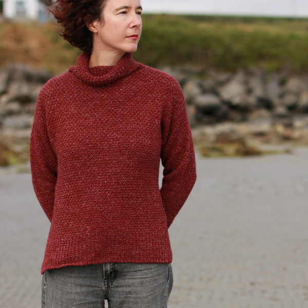 Hawthorn Sweater Digital Hand-Knitting Pattern Worsted Weight
