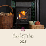 Log Cabin Gansey Blanket