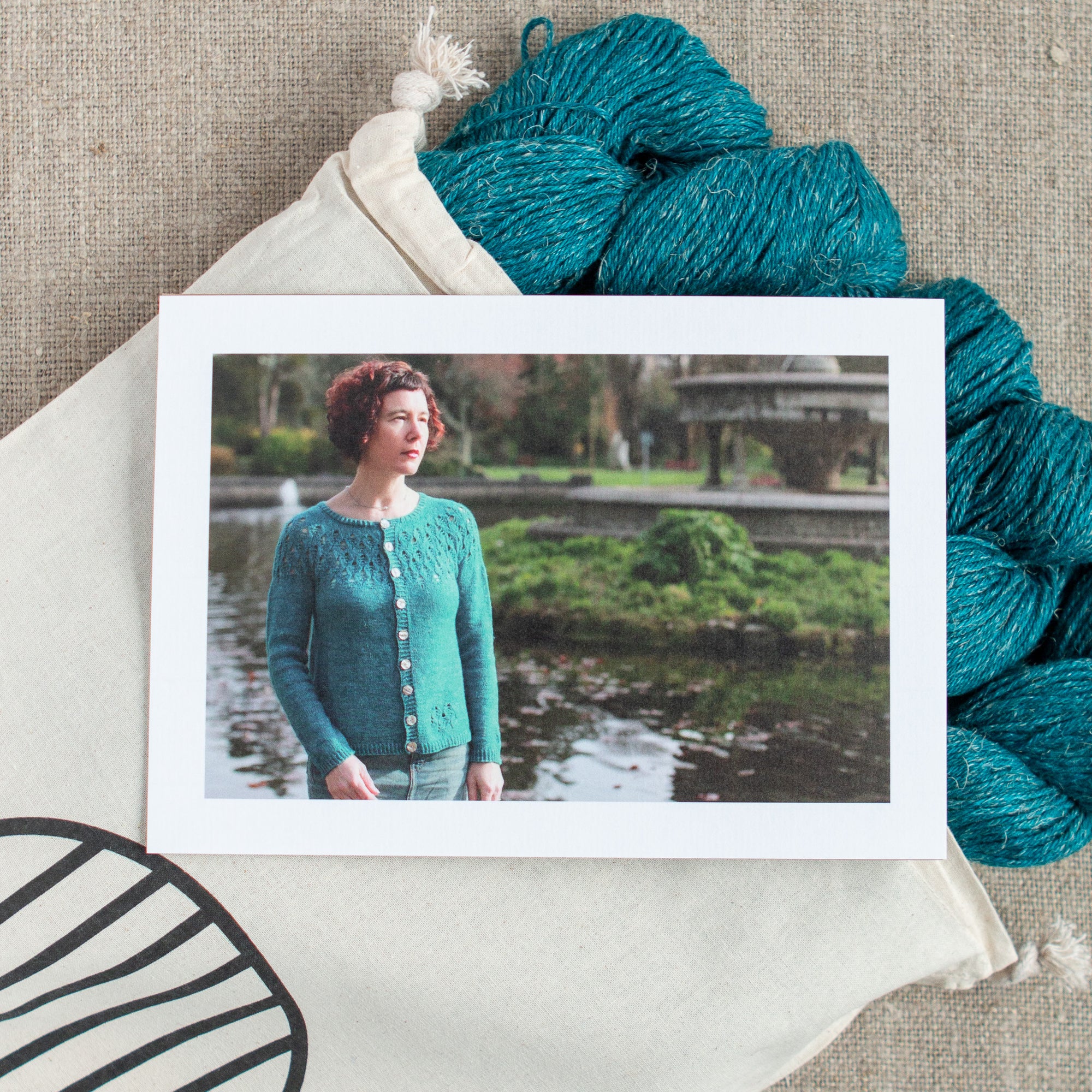 Holly Blue Cardigan Yarn Kit