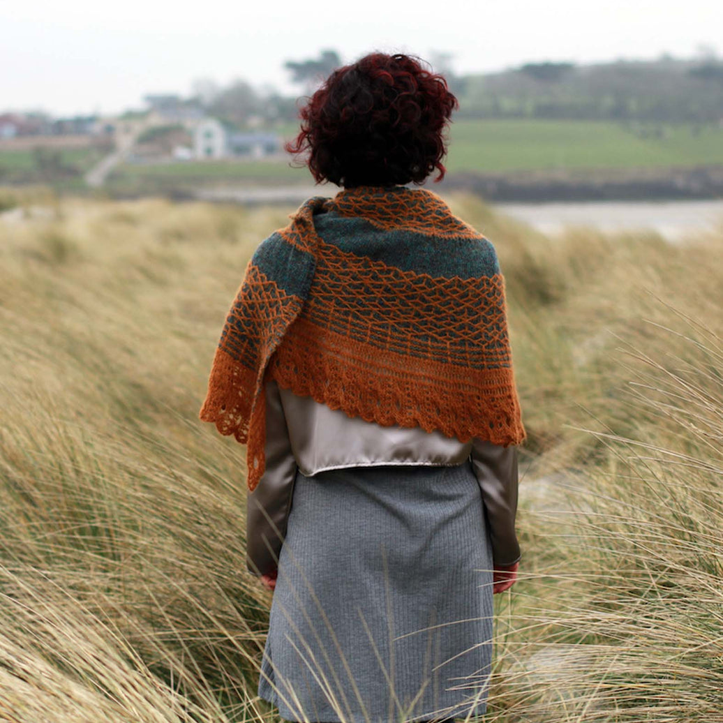 Quilted Feather Shawl Pattern