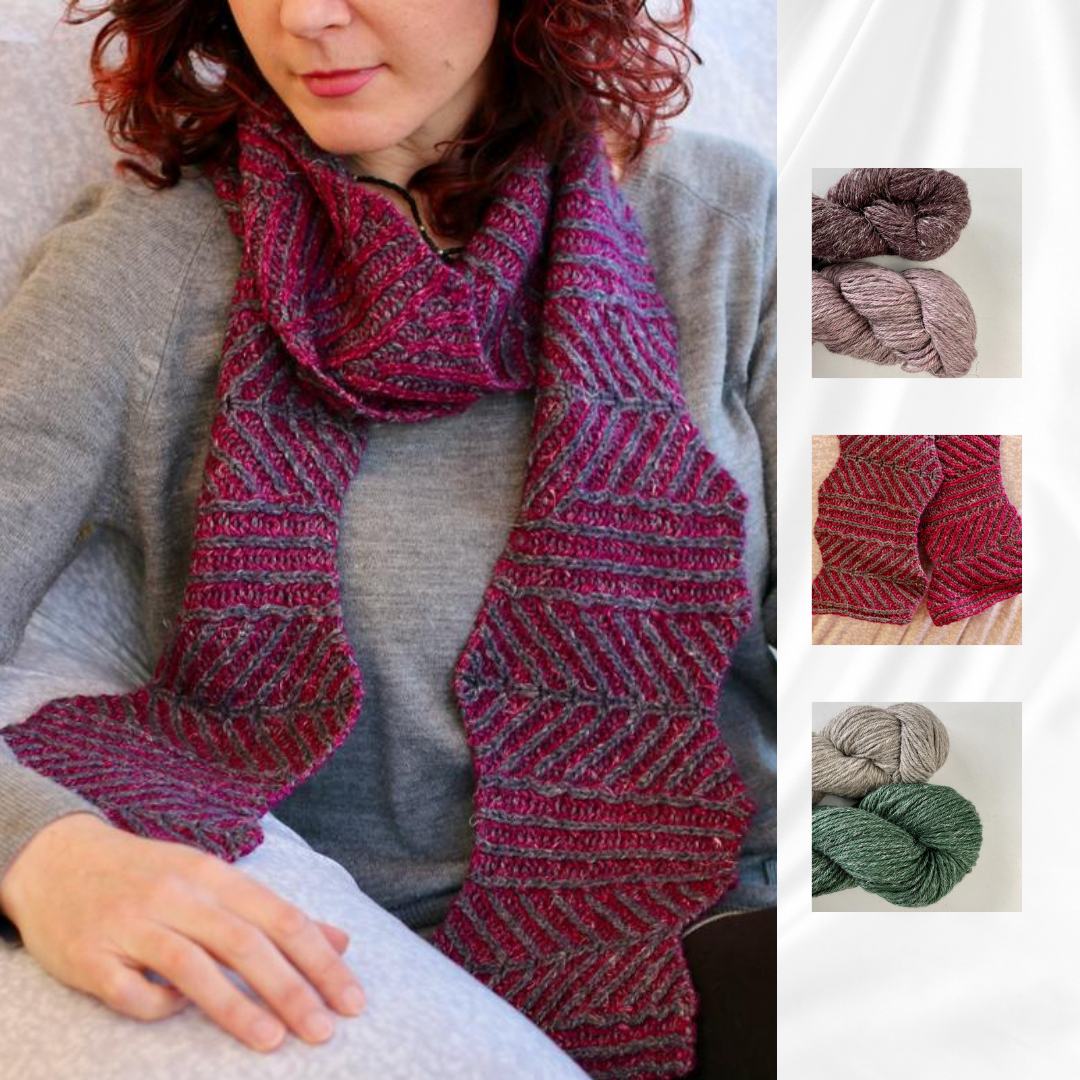 Chunky Knit Scarf - Knitting Kit  Knit Design Studio - Super chunky yarns. Chunky  knitted blankets. Chunky knitwear. Knitting Kits.