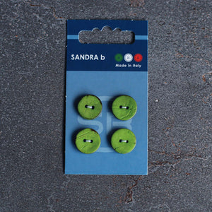 15mm Coconut Button | Set of 4 | Green