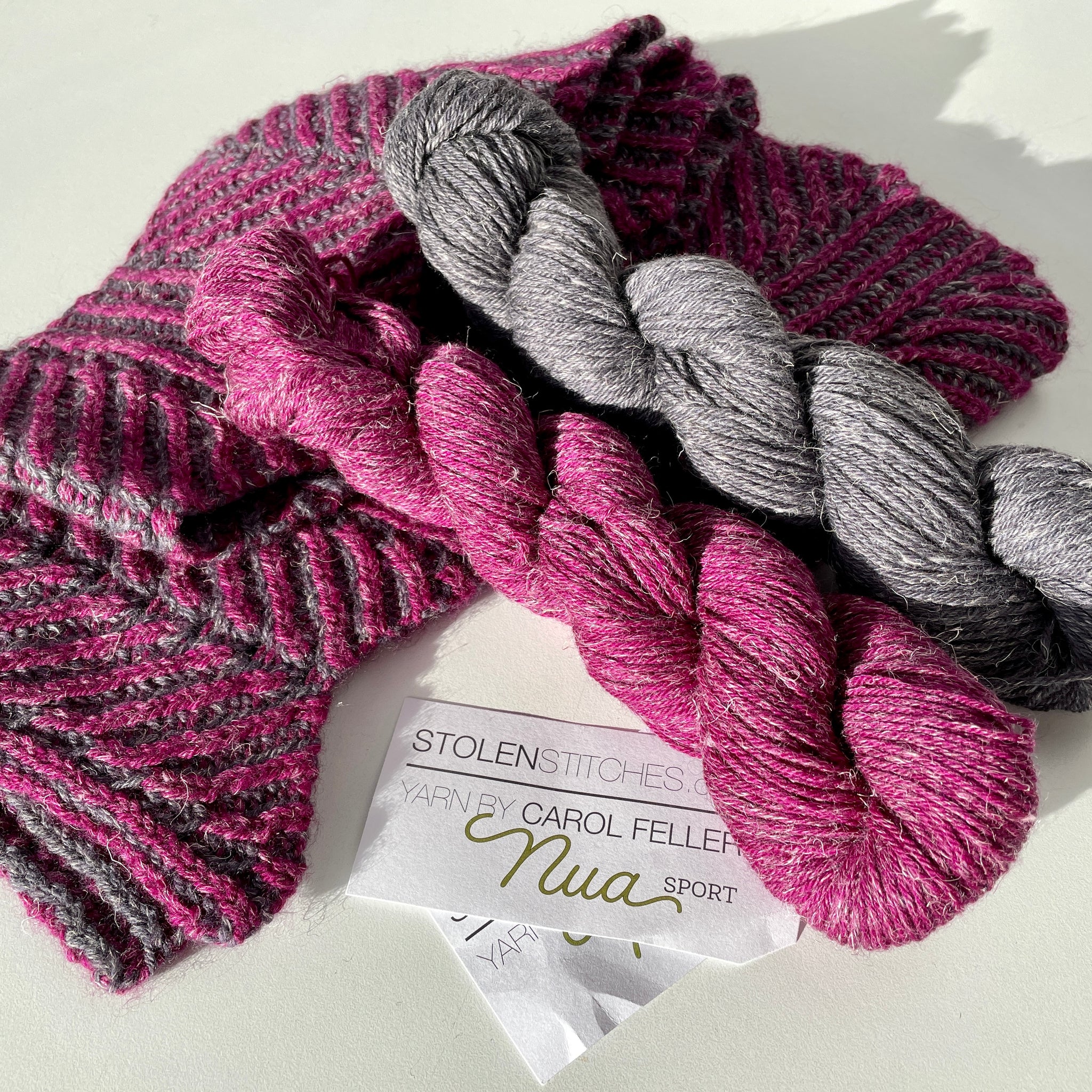 Flying Leaves Yarn Kit, Hand Knitting