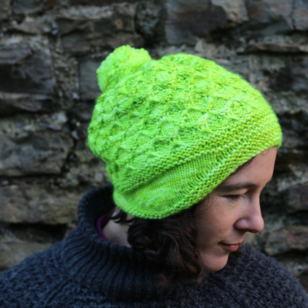 Genip Hat | Digital Hand-Knitting Pattern | Aran Weight – Stolen Stitches