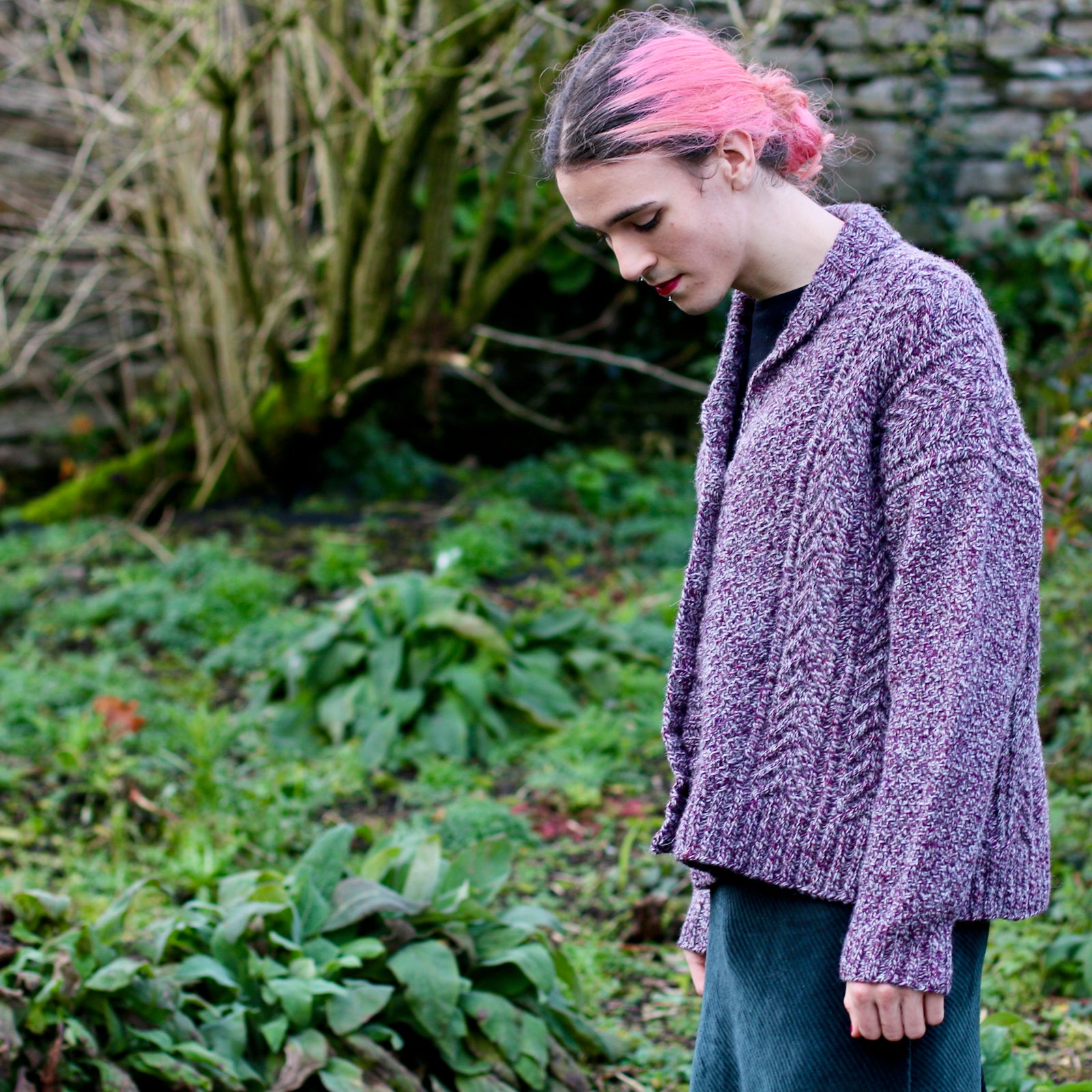 Dalia Cardigan | Digital Hand Knitting Pattern | DK Weight