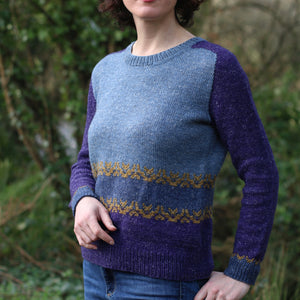 Waning Crescent Sweater | Digital Hand-Knitting Pattern | Sport Weight ...