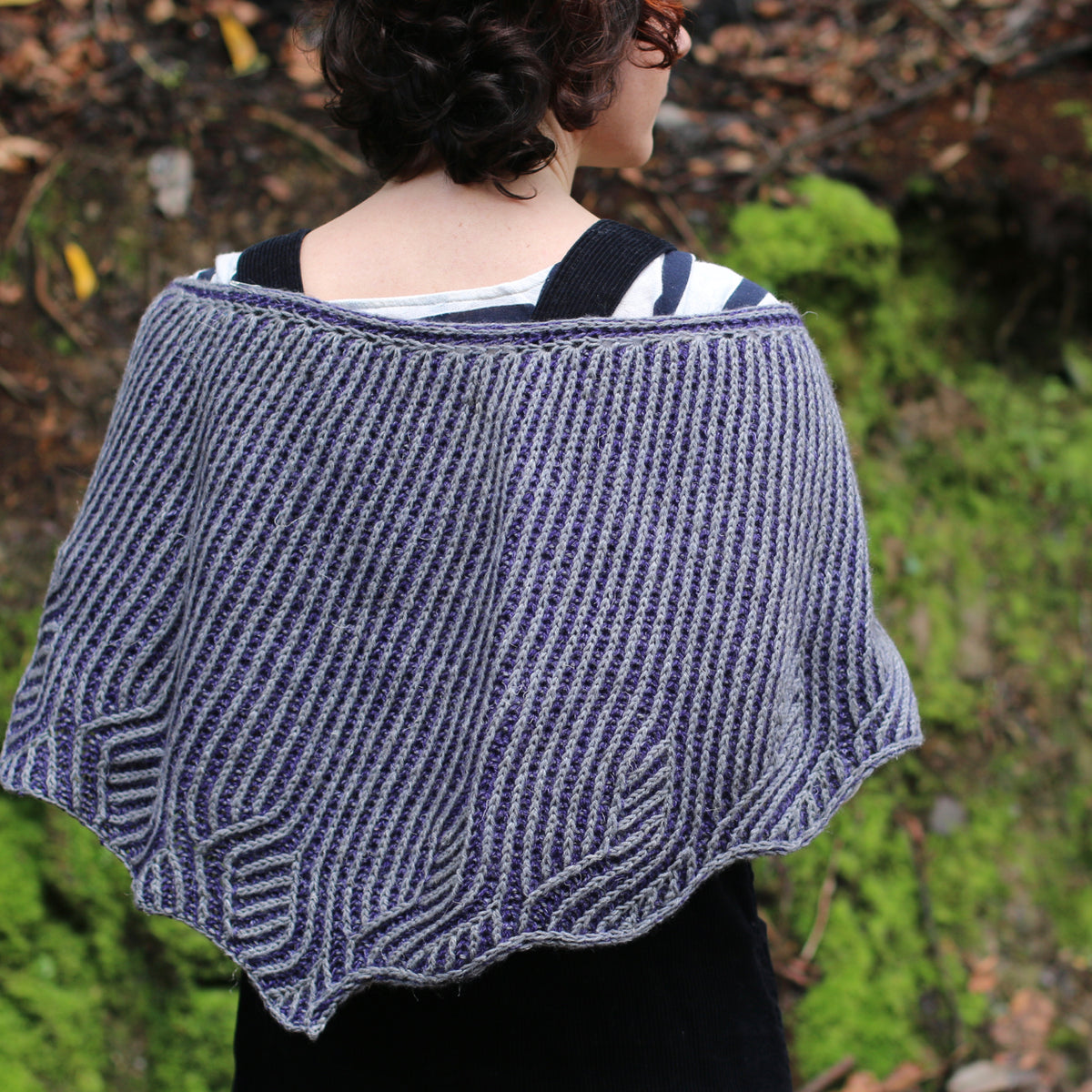 Vines and Vale Shawl | Digital Hand-Knitting Pattern | Sport Weight ...