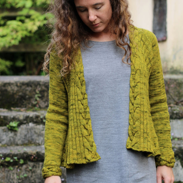 Landscape Waves Cardigan Pattern