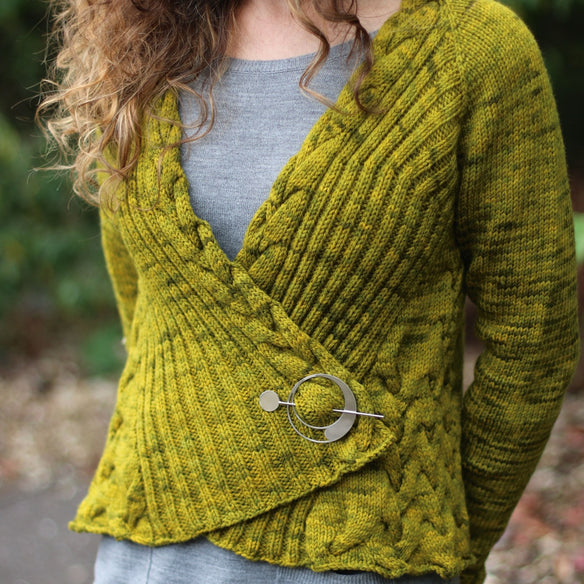 Landscape Waves Cardigan Pattern